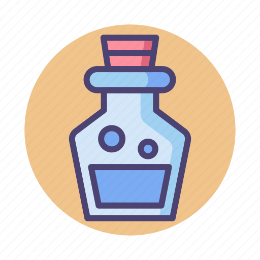Chemical, flask, mana, mana potion, potion icon - Download on Iconfinder