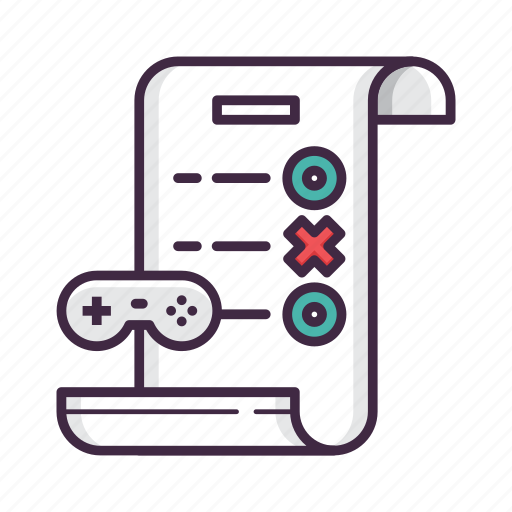 Evaluation, game, controller, results icon - Download on Iconfinder
