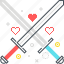 crossing, game, shield, sword, versus, war 
