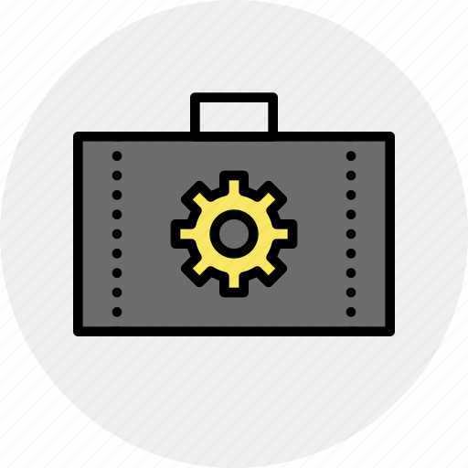 Briefcase, business, case, elaboration, production, progress, work icon - Download on Iconfinder