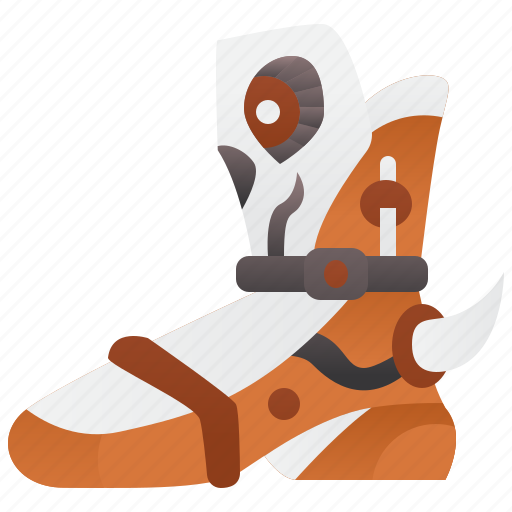 Armor, boot, fantasy, footwear, shoes icon - Download on Iconfinder