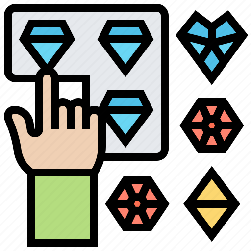 Collection, gemstone, jewel, selection, treasure icon - Download on Iconfinder