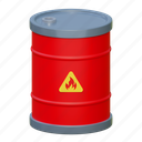 flammable, barrel, oil, game, illustration, fuel, gas, petrol, 3d cartoon, isolated, stylized, item 