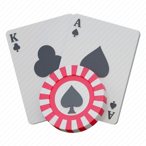 Casino, card, deck, chip, game, illustration, gambling 3D illustration - Download on Iconfinder