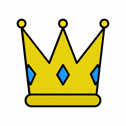 Crown, royal, game, achievement, item, king icon - Download on Iconfinder