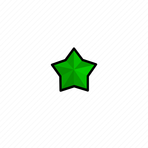 One, star, game, level, achievement, 1 star icon - Download on Iconfinder