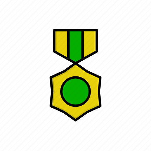 Ribbon, badge, achievement, game, level, award, medal icon - Download on Iconfinder