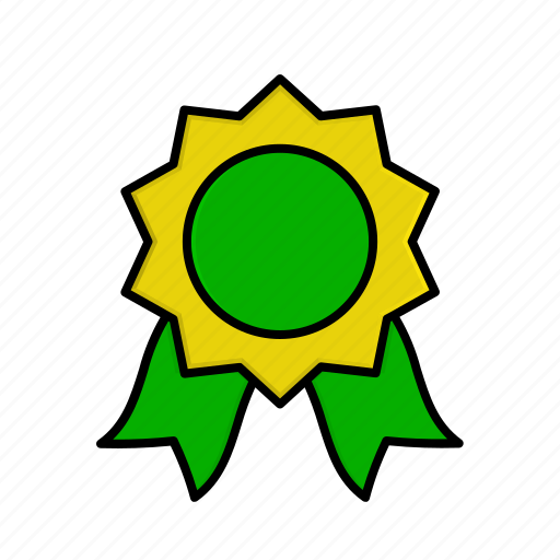 Ribbon, badge, achievement, game, level, award, medal icon - Download on Iconfinder