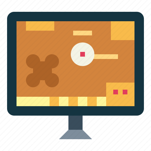 Game, games, monitor, strategy, video icon - Download on Iconfinder