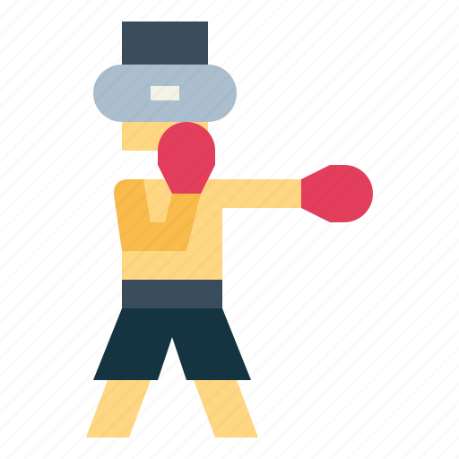 Boxing, game, man, simulator, vr icon - Download on Iconfinder