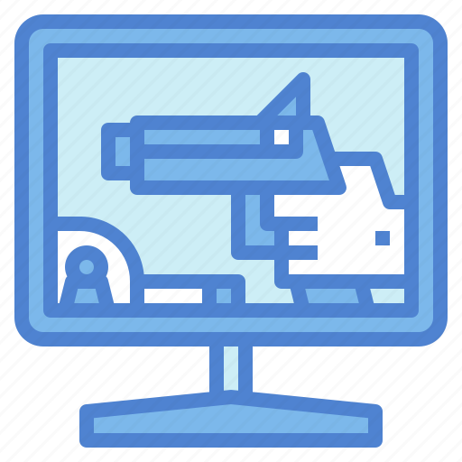 Action, game, monitor, shooting icon - Download on Iconfinder