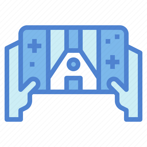Game, games, hand, simulator, video icon - Download on Iconfinder