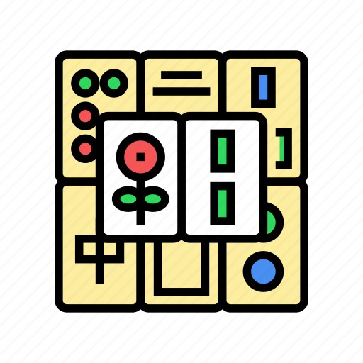 Mahjong, tiles, board, table, game, play icon - Download on Iconfinder