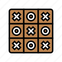 tic, tac, toe, game, table, play