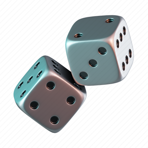 Dice, game, gambling, casino 3D illustration - Download on Iconfinder