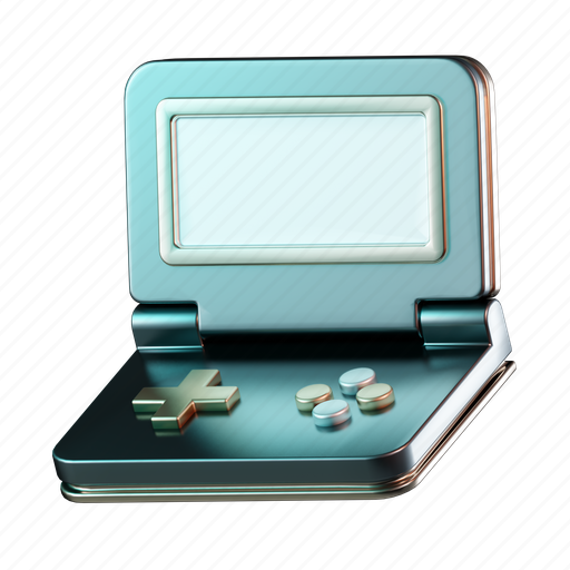 Gameboy, console, game, gaming 3D illustration - Download on Iconfinder