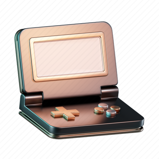 Gameboy, console, gaming, game 3D illustration - Download on Iconfinder