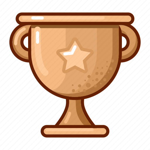 Cup, bronze, award, trophy, prize icon - Download on Iconfinder