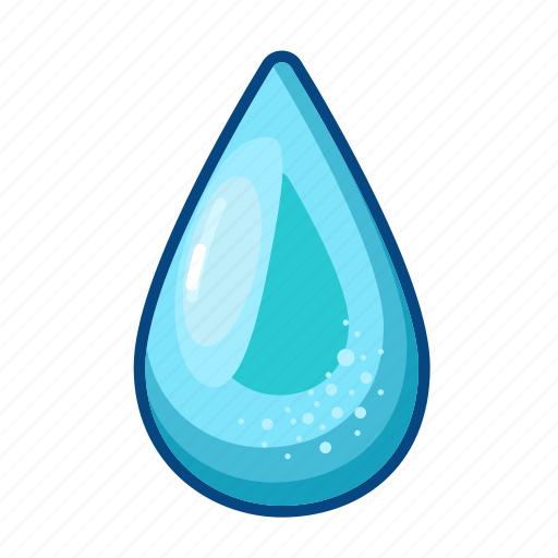 Drop, water, drink, cartoon icon - Download on Iconfinder