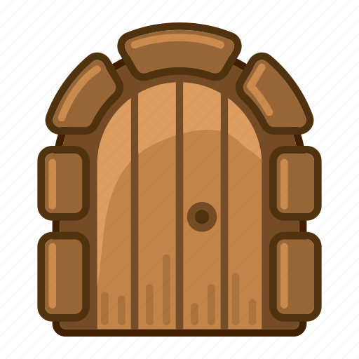 Dungeon, normal, entrance, cartoon icon - Download on Iconfinder