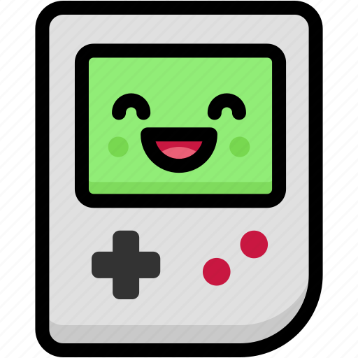 Emoji, emotion, expression, face, feeling, gameboy, laughing icon - Download on Iconfinder