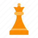 queen, white, chess, game, piece, strategy