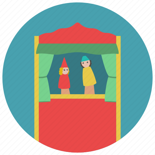 Games, puppet, puppet theatre, story, tale, theatre, toys icon - Download on Iconfinder