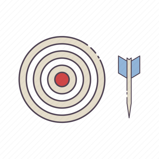 Aim, bullseye, dart board, darts, game, target icon - Download on Iconfinder