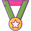 award, gamification, medal 