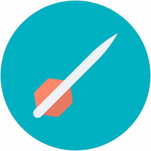 Archery, bullseye arrow, dart, dart pin, dart stick icon - Download on Iconfinder