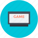 internet game, monitor, online game, play game, video game 