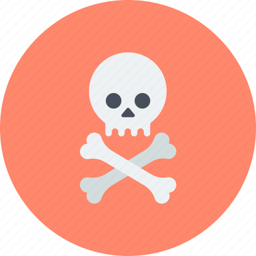 Bones, danger, jolly roger, skull, toxic icon - Download on Iconfinder