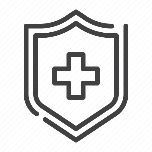 Cross, protection, shield icon - Download on Iconfinder