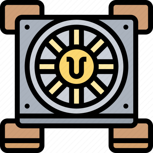 Fan, cooling, air, computer, accessory icon - Download on Iconfinder