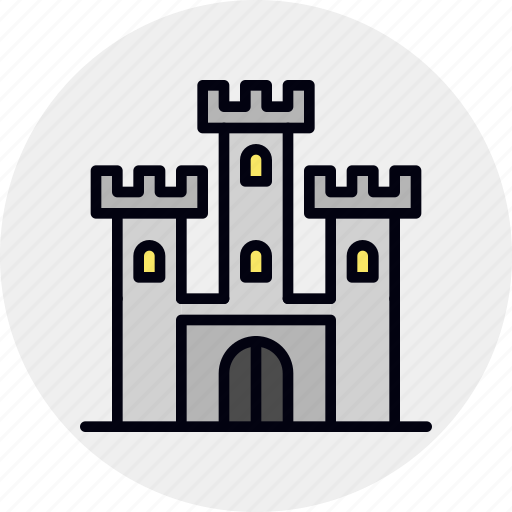 Castle, defense, fort, fortress, landmark, medieval, sandbox icon - Download on Iconfinder