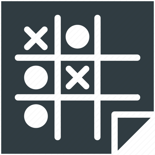 Entertainment, noughts and crosses, paper pencil game, tic tac toe, xs and os icon - Download on Iconfinder