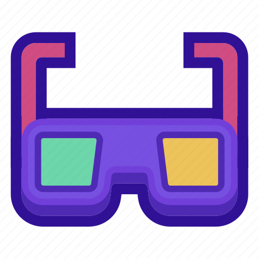 3d glasses icon - Download on Iconfinder on Iconfinder