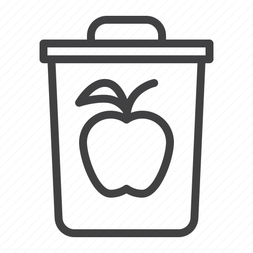 Organic, food, bin, waste icon - Download on Iconfinder