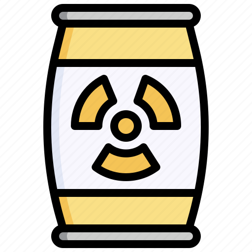 Radioactive, toxic, waste, pollution, industry, nuclear icon - Download on Iconfinder