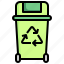 recycle, bin, trash, garbage, ecology, environment 