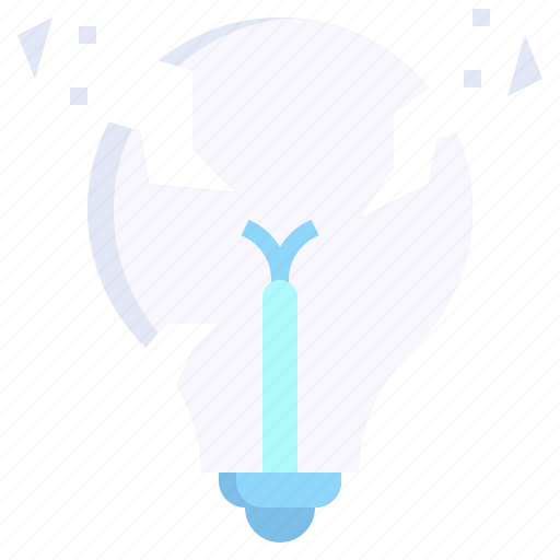 Bulb, broken, lightbulb, lamp, ecology icon - Download on Iconfinder