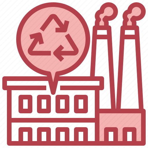 Factory, eco, industry, ecological, recycling icon - Download on Iconfinder