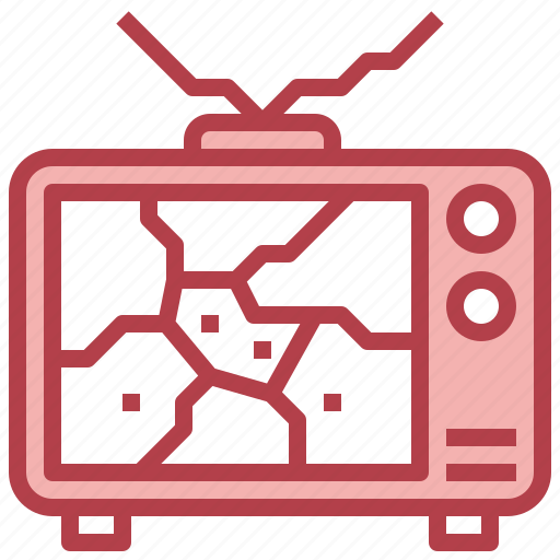Television, rubbish, broken, waste, electronics icon - Download on Iconfinder
