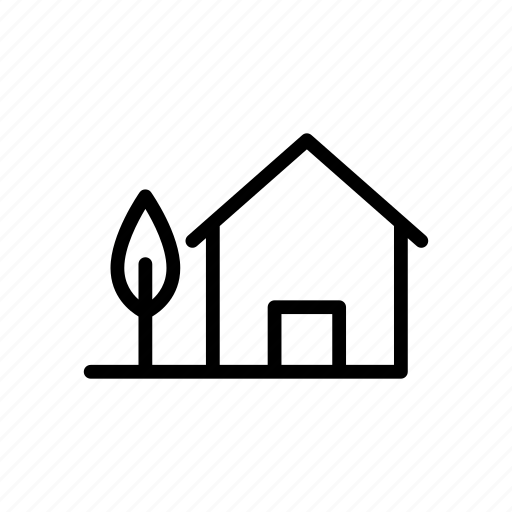 Building, garden, home, house, park icon - Download on Iconfinder