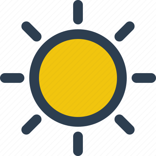 Sun, weather, summer, sunny icon - Download on Iconfinder
