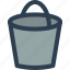 bucket, tool 