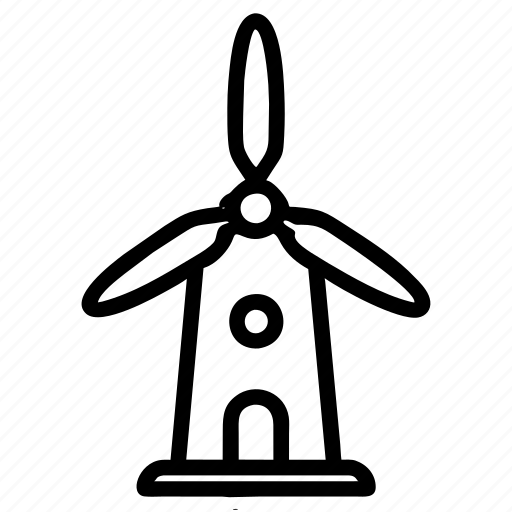 Windmill, netherlands, holland, mill, farming, ecology, ecologic icon - Download on Iconfinder