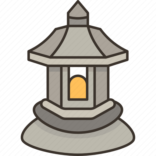 Lantern, pagoda, light, oriental, garden icon - Download on Iconfinder