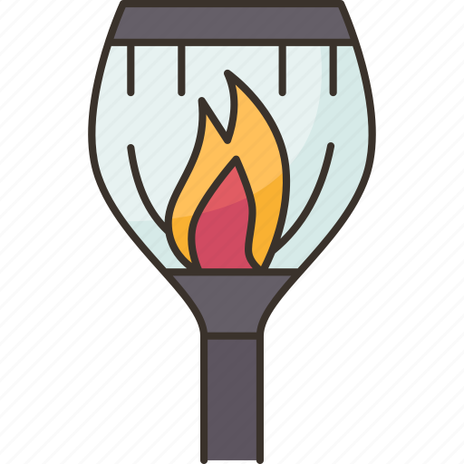 Torch, garden, night, light, flame icon - Download on Iconfinder