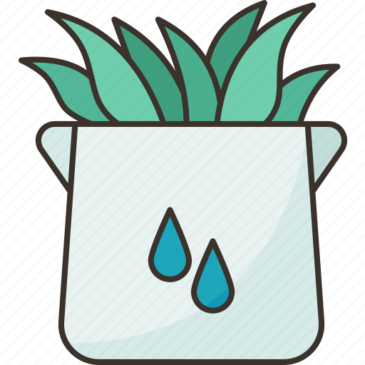 Smart, watering, pot, automated, plant icon - Download on Iconfinder